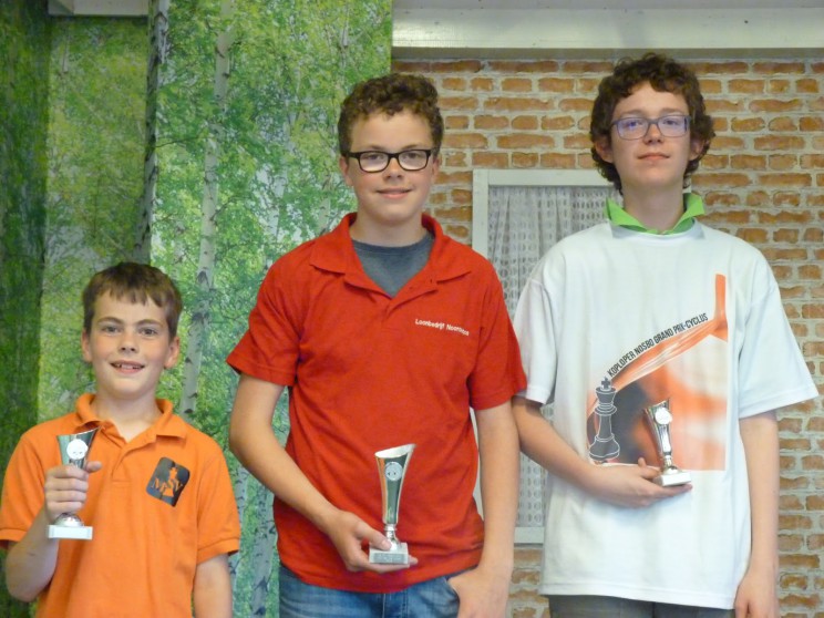 Het podium in Winschoten