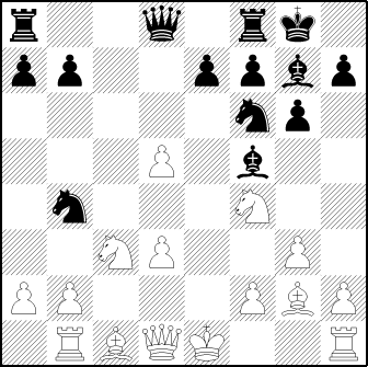 r2q1rk1_pp2ppbp_5np1_3P1b2_1n3N2_2NP2P1_PP3PBP_1RBQK2R__b__K__-__4__11